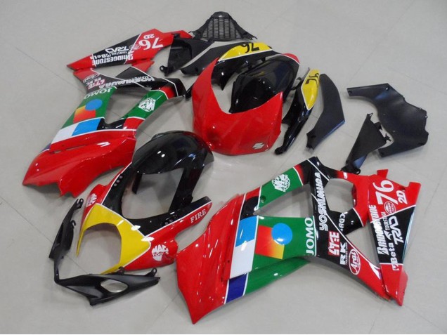 Purchase 2007-2008 Red Yellow Black Blue White Green Suzuki GSXR 1000 Motorcycle Fairings UK
