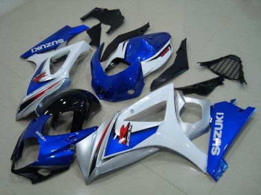 Purchase 2007-2008 White Blue Suzuki GSXR 1000 K7 Motor Fairings UK
