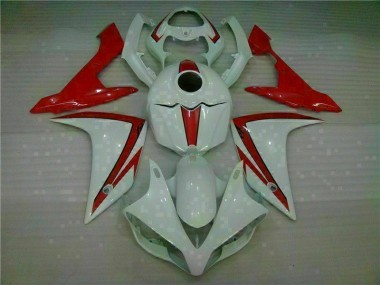 Purchase 2007-2008 White Red Yamaha YZF R1 Motorbike Fairing UK