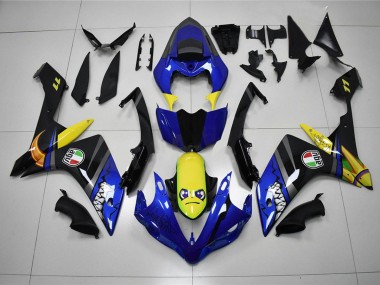 Purchase 2007-2008 Blue Shark Yamaha YZF R1 Motorcycle Fairing Kit UK