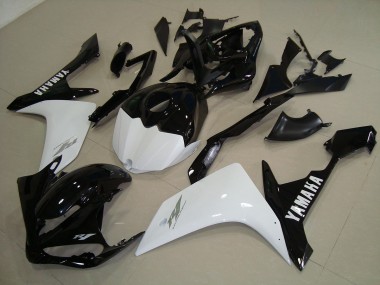 Purchase 2007-2008 Black White Gold Yamaha YZF R1 Replacement Fairings UK