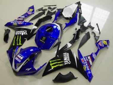 Purchase 2007-2008 White Blue Black Green Monster Yamaha YZF R1 Motorcycle Fairings UK