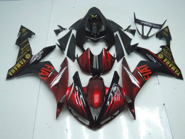 Purchase 2007-2008 Dark Glossy Black Yamaha YZF R1 Motorcycle Fairing Kits UK