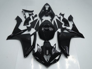 Purchase 2007-2008 Glossy Black Yamaha YZF R1 Motorcycle Fairings UK