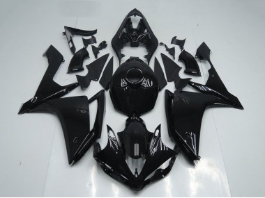 Purchase 2007-2008 Glossy Black Yamaha YZF R1 Motorcycle Fairings UK