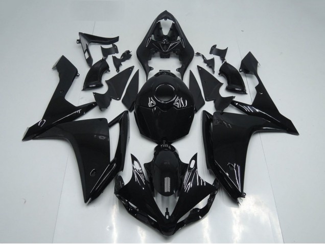 Purchase 2007-2008 Glossy Black Yamaha YZF R1 Motorcycle Fairings UK