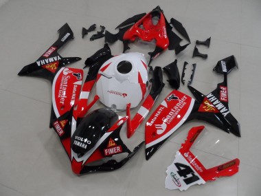 Purchase 2007-2008 Red Black Stickers Yamaha YZF R1 Motorcycle Bodywork UK