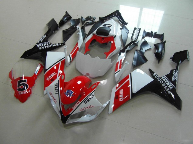 Purchase 2007-2008 Red White Stickers Yamaha YZF R1 Motorbike Fairing Kits UK Purchase 2007-2008 Red White Stickers Yamaha YZF R1 Motorbike Fairing Kits UK