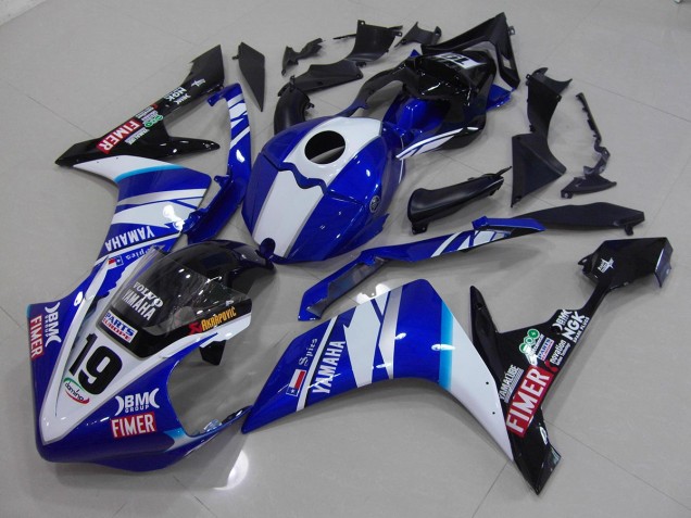 Purchase 2007-2008 White Blue Yamaha YZF R1 Moto Fairings UK Purchase 2007-2008 White Blue Yamaha YZF R1 Moto Fairings UK