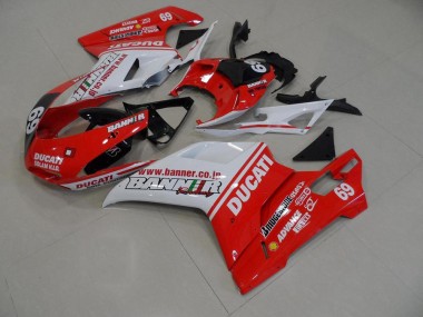 Purchase 2007-2014 Orange Banner 69 Ducati 848 1098 1198 Replacement Fairings UK