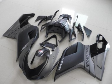 Purchase 2007-2014 Black Ducati 848 1098 1198 Motorcylce Fairings UK