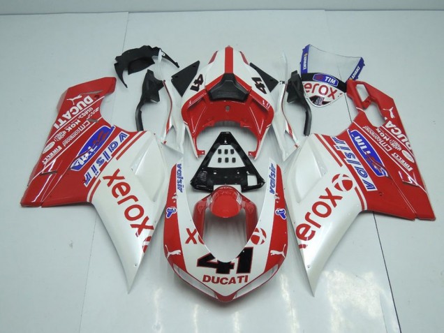 Purchase 2007-2014 Pearl White New Xerox Ducati 848 1098 1198 Motorbike Fairing Kits UK Purchase 2007-2014 Pearl White New Xerox Ducati 848 1098 1198 Motorbike Fairing Kits UK