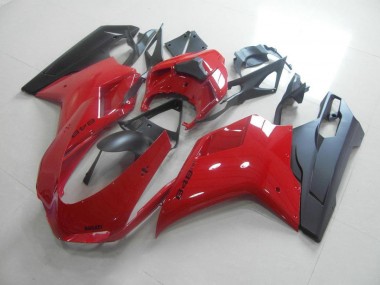 Purchase 2007-2014 Red Black Ducati 848 1098 1198 Motorcycle Fairing Kits UK