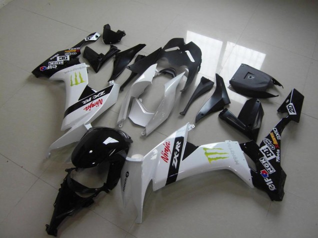 Purchase 2008-2010 White Monster Kawasaki ZX10R Bike Fairings UK Purchase 2008-2010 White Monster Kawasaki ZX10R Bike Fairings UK