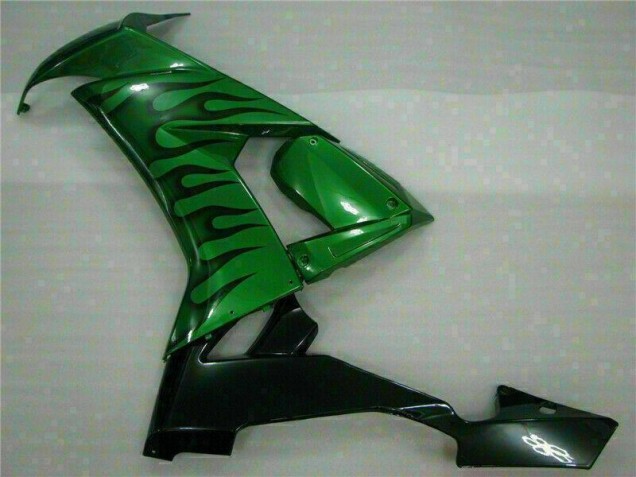 Purchase 2008-2010 Green Flame Kawasaki ZX10R Bike Fairings UK Purchase 2008-2010 Green Flame Kawasaki ZX10R Bike Fairings UK