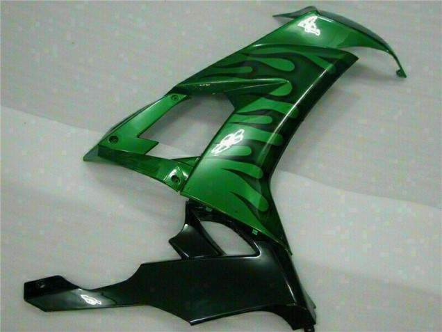 Purchase 2008-2010 Green Flame Kawasaki ZX10R Bike Fairings UK Purchase 2008-2010 Green Flame Kawasaki ZX10R Bike Fairings UK