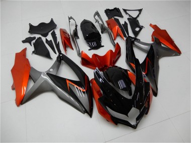Purchase 2008-2010 Orange Grey Glossy Black Suzuki GSXR 600/750 Motorcycle Fairings UK