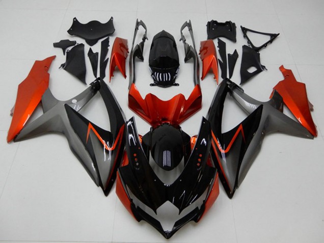 Purchase 2008-2010 Orange Grey Glossy Black Suzuki GSXR 600/750 Motorcycle Fairings UK