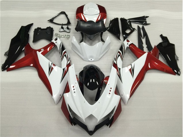 Purchase 2008-2010 White Red Black Suzuki GSXR 600/750 Motor Fairings UK Purchase 2008-2010 White Red Black Suzuki GSXR 600/750 Motor Fairings UK