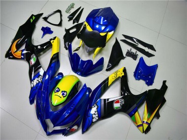 Purchase 2008-2010 Blue Yellow Shark Suzuki GSXR 600/750 Motorcycle Fairings UK