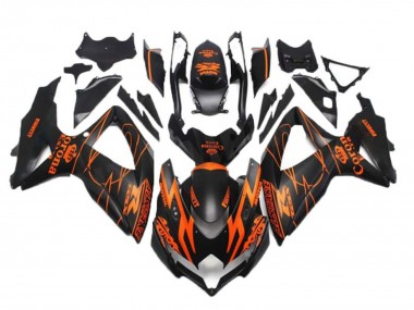 Purchase 2008-2010 Matte Black Orange Alstare Corona Motul Suzuki GSXR 600/750 Motorcycle Fairings UK