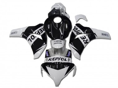 Purchase 2008-2011 White Glossy Black Repsol Honda CBR1000RR Motorcycle Fairings UK