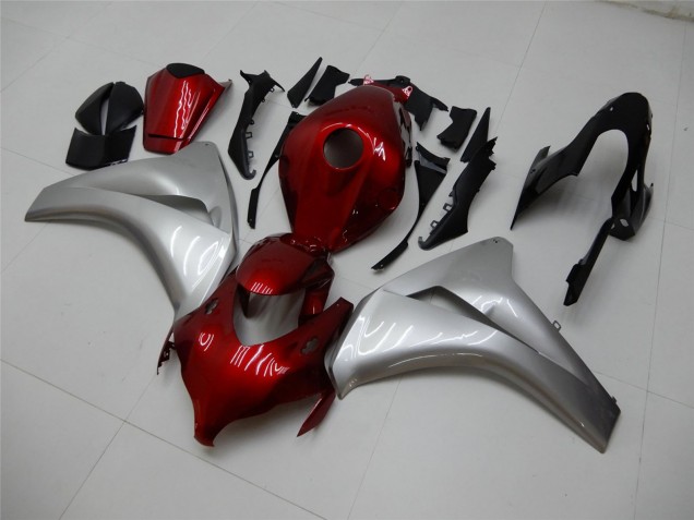 Purchase 2008-2011 Silver Maroon Red Honda CBR1000RR Motorcycle Fairings UK