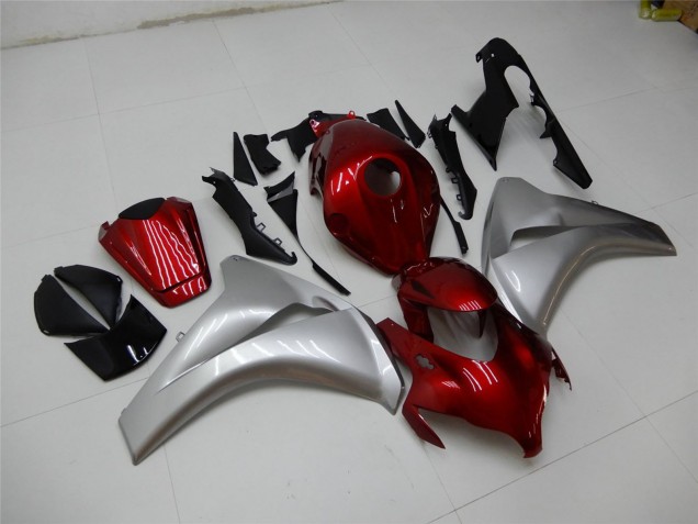 Purchase 2008-2011 Silver Maroon Red Honda CBR1000RR Motorcycle Fairings UK