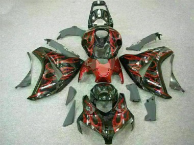Purchase 2008-2011 Red Flame Honda CBR1000RR Motorbike Fairing UK