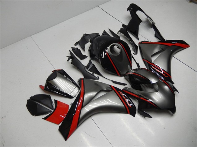 Purchase 2008-2011 Grey Red Glossy Black Honda CBR1000RR Motorcycle Fairing UK
