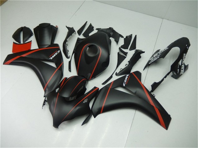 Purchase 2008-2011 Matte Black Red Honda CBR1000RR Motorcycle Fairings UK