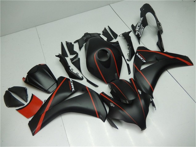 Purchase 2008-2011 Matte Black Red Honda CBR1000RR Motorcycle Fairings UK
