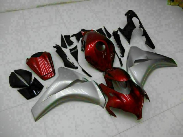 Purchase 2008-2011 Red Silver Honda CBR1000RR Replacement Motorcycle Fairings UK Purchase 2008-2011 Red Silver Honda CBR1000RR Replacement Motorcycle Fairings UK