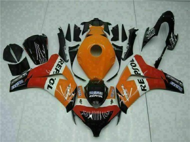 Purchase 2008-2011 Orange Repsol Honda CBR1000RR Bike Fairing Kit UK