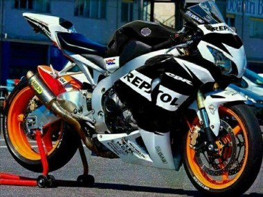 Purchase 2008-2011 Silver White Glossy Black Repsol Honda CBR1000RR Motorcycle Fairings UK