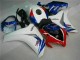 Purchase 2008-2011 White Blue Honda CBR1000RR Bike Fairing & Plastics UK