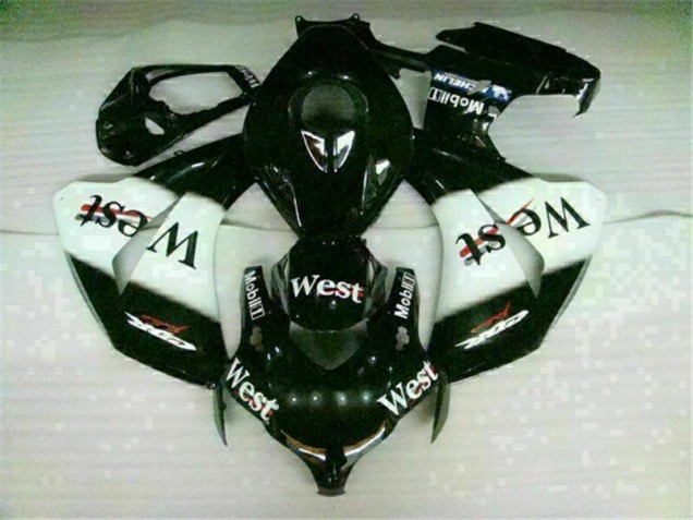 Purchase 2008-2011 White Black West Honda CBR1000RR Motorbike Fairing Kits & Plastics UK Purchase 2008-2011 White Black West Honda CBR1000RR Motorbike Fairing Kits & Plastics UK