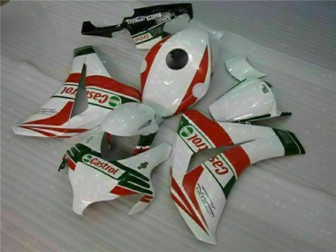 Purchase 2008-2011 White Red Green Castrol Honda CBR1000RR Motorcycle Fairings UK