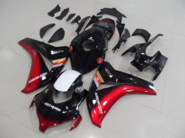 Purchase 2008-2011 Black Red Mugen Honda CBR1000RR Bike Fairing Kit UK