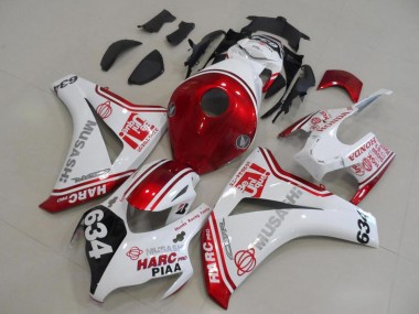 Purchase 2008-2011 White Red Black HARC Pro PIAA 634 Honda CBR1000RR Motorcycle Fairings UK