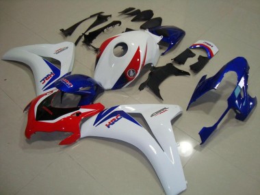 Purchase 2008-2011 White Blue Red HRC Honda CBR1000RR Motorcycle Fairings Kit UK