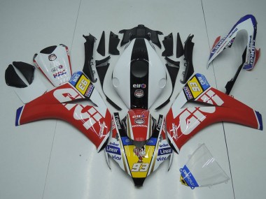 Purchase 2008-2011 White Red Yellow Black Givi 93 Honda CBR1000RR Motorcycle Fairings UK