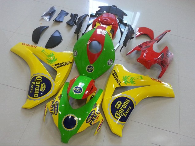 Purchase 2008-2011 Yellow Green Red Black Corona Honda CBR1000RR Motorcycle Fairings UK