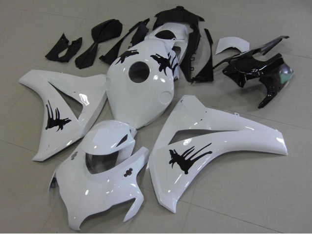 Purchase 2008-2011 White Black with Special Decals Honda CBR1000RR Motorcycle Fairings UK