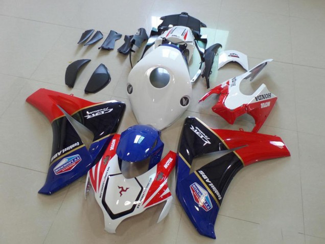 Purchase 2008-2011 White Red Blue Glossy Black TT Legends Honda CBR1000RR Motorcycle Fairings UK