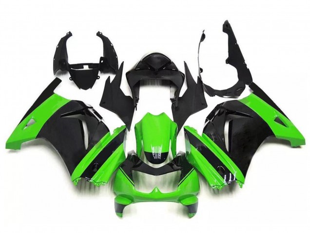 Purchase 2008-2012 Green Black Kawasaki EX250 Motorcycle Fairing UK