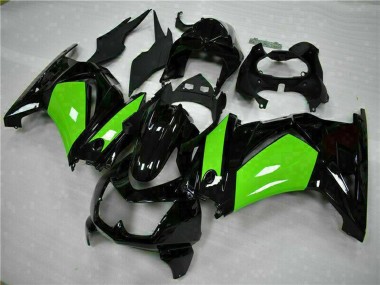 Purchase 2008-2012 Glossy Black Green Kawasaki EX250 Motorcycle Fairings UK