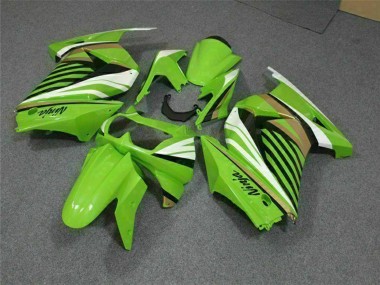 Purchase 2008-2012 Green White Black Kawasaki EX250 Motorcycle Fairing UK