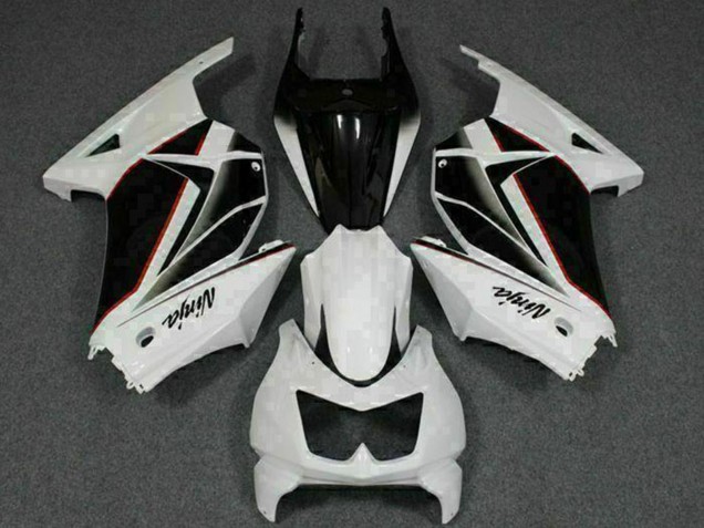 Purchase 2008-2012 White Black Ninja Kawasaki EX250 Motorcycle Fairings UK