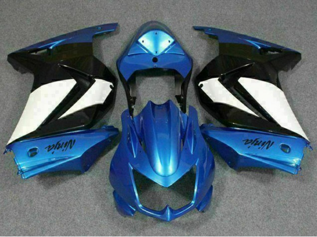 Purchase 2008-2012 Blue White Black Ninja Kawasaki EX250 Motorbike Fairing Kits UK Purchase 2008-2012 Blue White Black Ninja Kawasaki EX250 Motorbike Fairing Kits UK
